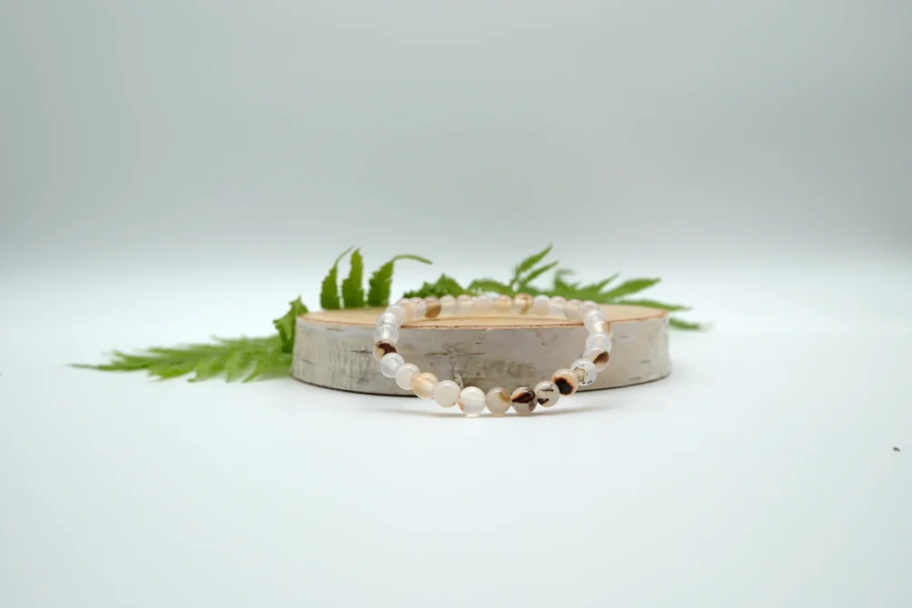 Achat Edelstein-Armband 6mm Perlen