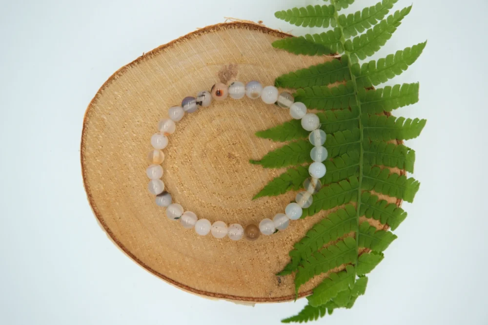 Achat Edelstein-Armband 6mm Perlen