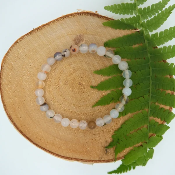 Achat Edelstein-Armband 6mm Perlen
