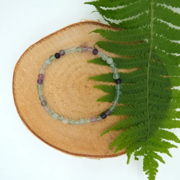 Fluorit Edelstein-Armband 4mm Perlen