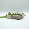 Schneeflockenobsidian Edelstein-Armband 4mm Perlen
