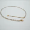 Achat natur Edelstein-Halskette