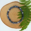 Flecken Jaspis blau Edelstein-Armband 6mm Perlen