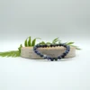 Flecken Jaspis blau Edelstein-Armband 6mm Perlen