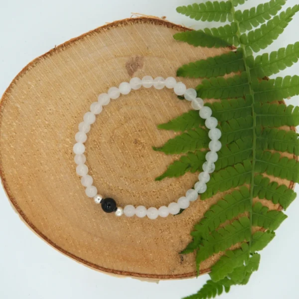 Malaysia Jade-schwarzer Turmalin Edelstein-Armband 4mm Perlen