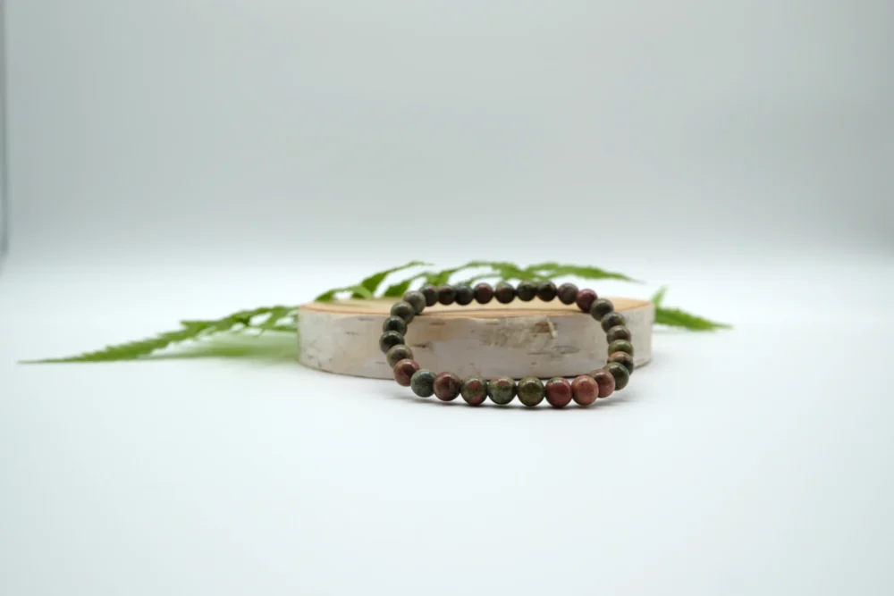 Unakit Edelstein Armband 6mm Perlen