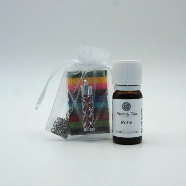 Aroma-Halskette Herz Set mit Ruhe