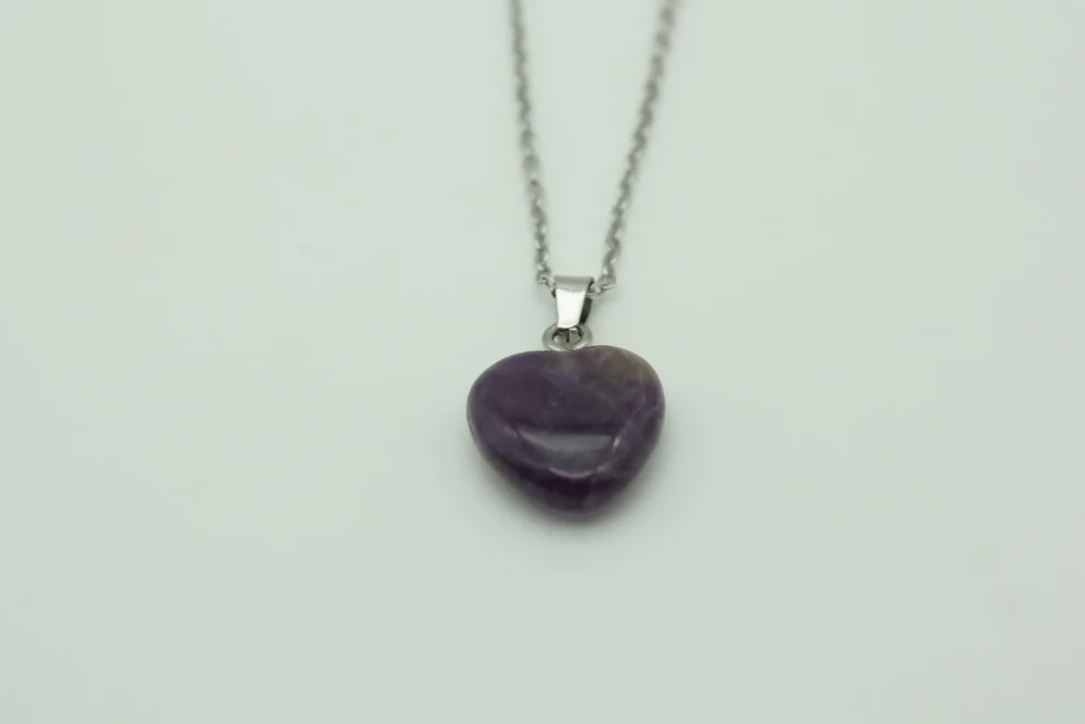 Amethyst Herz Halskette