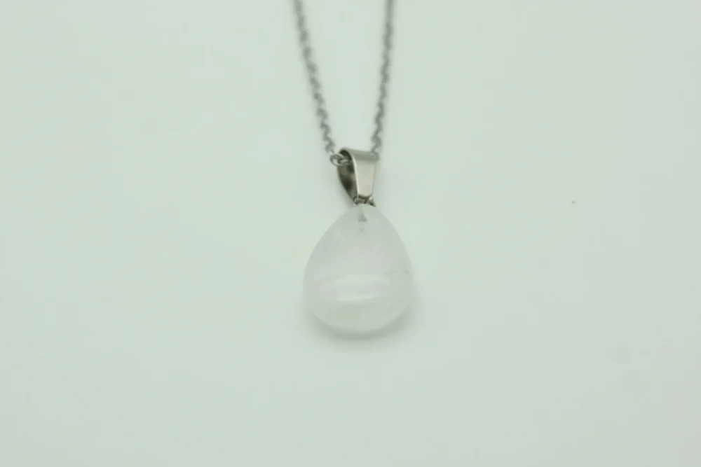 Bergkristall Tropfen Halskette