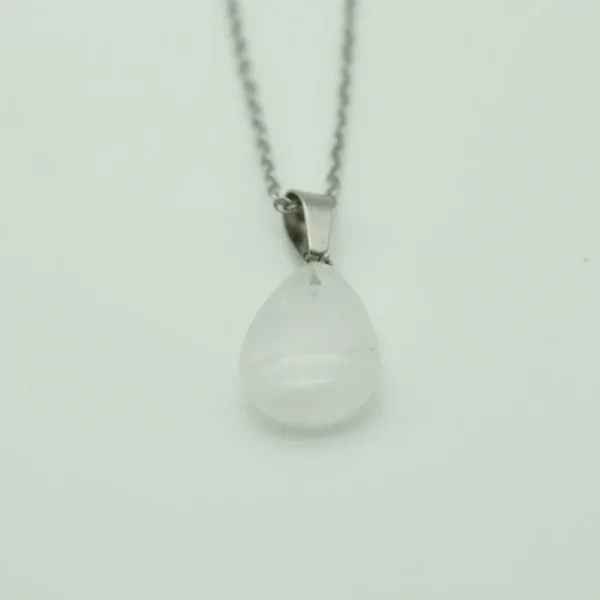 Bergkristall Tropfen Halskette