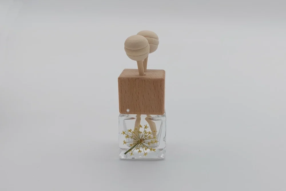 Fenchelblüte Mini Auto und Raumbedufter mit echter Blume