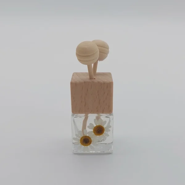 Kamille02Minibedufter mit versch_Blumen Kamille Mini Auto und Raumbedufter mit echten Blumen