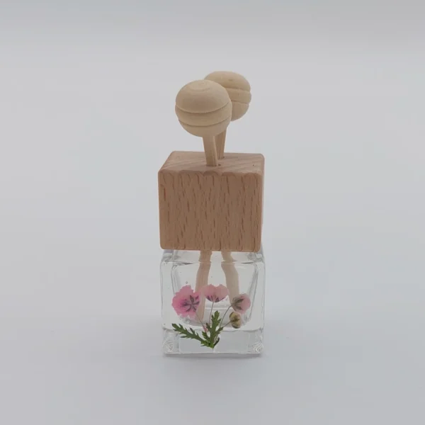Schleierkraut rosa Auto und Raumbedufter mit echten Blumen