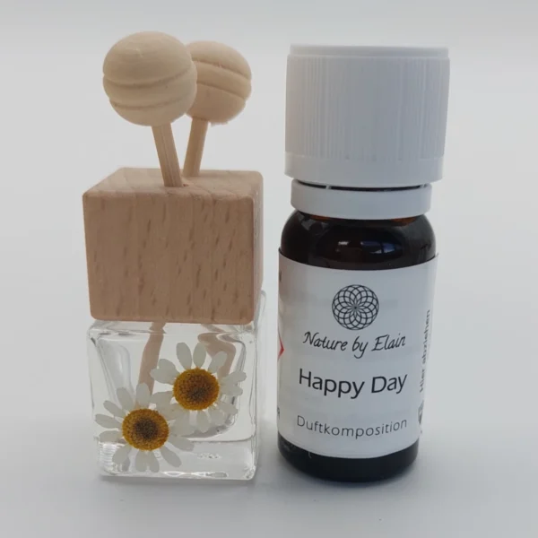 Set Happy Day Kamille_Minibedufter mit versch_Blumen Happy Day Set Mini Raumbedufter mit echten Kamillenblüten