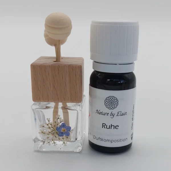 Ruhe Set Mini Raumbedufter mit echter Vergissmeinnichtblume-Wilde Möhre