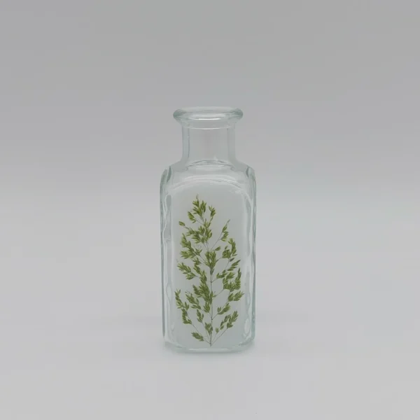 Gräser Gräser Vase mit echten Blumen